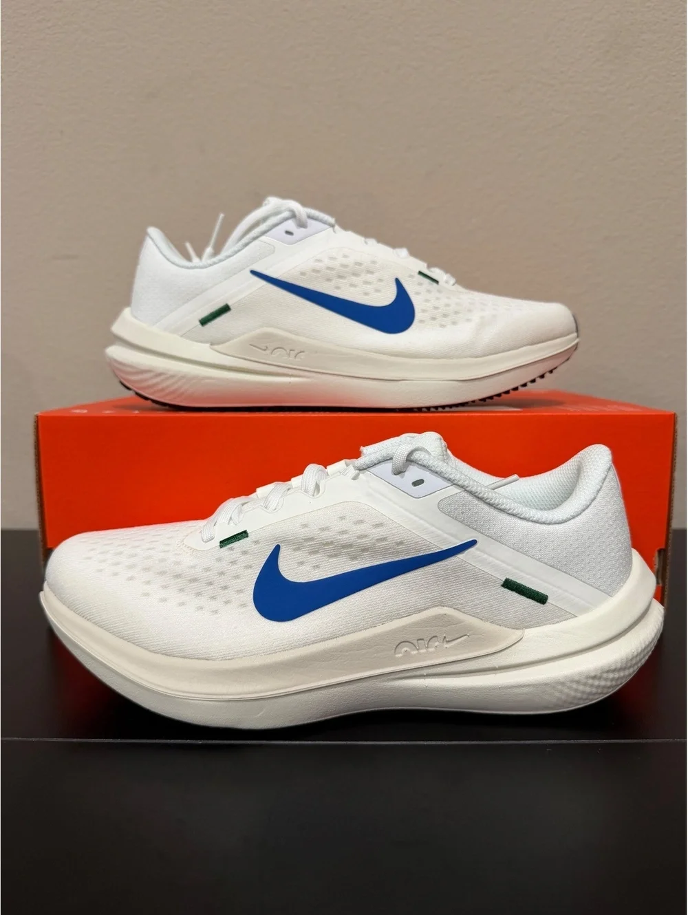Size 7.5 - Nike Women’s Air Winflo 10 “Sail Game Royal”